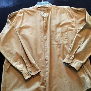 mens - stand up collar - dress / casual shirt